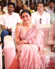 Heroine Rashmika Mandanna at Kuberaa Movie Pre Release Event Photos 13