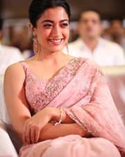 Heroine Rashmika Mandanna at Kuberaa Movie Pre Release Event Photos 16