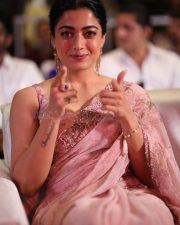Heroine Rashmika Mandanna at Kuberaa Movie Pre Release Event Photos 19