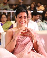 Heroine Rashmika Mandanna at Kuberaa Movie Pre Release Event Photos 38