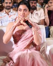 Heroine Rashmika Mandanna at Kuberaa Movie Pre Release Event Photos 42