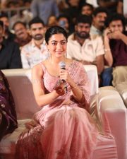 Heroine Rashmika Mandanna at Kuberaa Movie Pre Release Event Photos 49