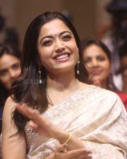 Heroine Rashmika Mandanna at Kuberaa Movie Success Meet Pictures 12