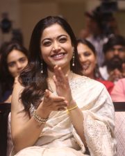 Heroine Rashmika Mandanna at Kuberaa Movie Success Meet Pictures 15