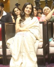 Heroine Rashmika Mandanna at Kuberaa Movie Success Meet Pictures 19