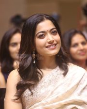 Heroine Rashmika Mandanna at Kuberaa Movie Success Meet Pictures 21