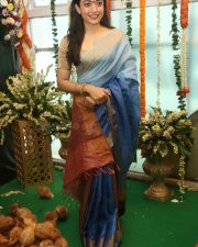 Heroine Rashmika Mandanna at Mysaa Movie Launch Pictures 07