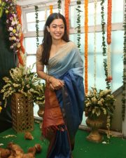 Heroine Rashmika Mandanna at Mysaa Movie Launch Pictures 08
