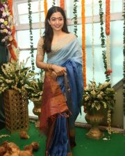 Heroine Rashmika Mandanna at Mysaa Movie Launch Pictures 09 Heroine Rashmika Mandanna at Mysaa Movie Launch Pictures 09