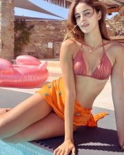 Hot Ananya Panday Vacation Two Piece Bikini Photos 01