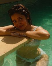 Hot Anikha Surendran in a Two Piece Blue and White Striped Bikini Photos 04 Hot Anikha Surendran in a Two Piece Blue and White Striped Bikini Photos 04