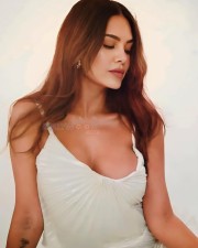 Hot Esha Gupta in a White Nightgown Photos 02