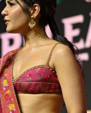 Hot Raashi Khanna in a Pink Lehenga Set at Baak Movie Pre Release Event Pictures 01