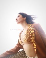 Hot Tamannaah Bhatia in an Embellished Bralette Top and Skirt Photos 04