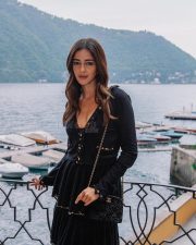 Indian Chanel Ambassador Ananya Panday in Lake Como Italy Photos 02