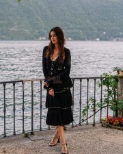 Indian Chanel Ambassador Ananya Panday in Lake Como Italy Photos 04