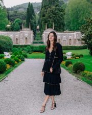 Indian Chanel Ambassador Ananya Panday in Lake Como Italy Photos 05