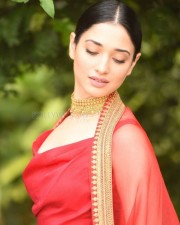 Irresistible Beauty Tamanna Bhatia in Red Dress Photos 03