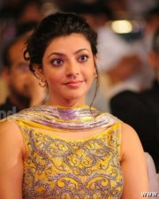 Kajal Sexy Yellow Dress Photos