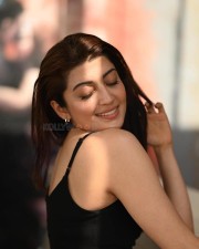 Kannada Beauty Pranita Subhash in a Black Sleeveless Top Photos 01