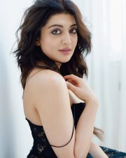 Kannada Beauty Pranita Subhash in a Sleeveless Black Outfit Photos 03