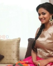Keerthi Suresh At Rajini Murugan Press Meet Pictures