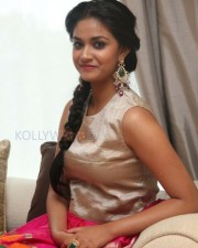 Keerthi Suresh At Rajini Murugan Press Meet Pictures
