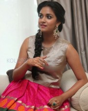 Keerthi Suresh At Rajini Murugan Press Meet Pictures
