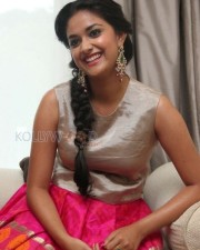 Keerthi Suresh At Rajini Murugan Press Meet Pictures