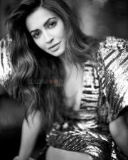 Kriti Kharbanda Black and White Photoshoot Still 01