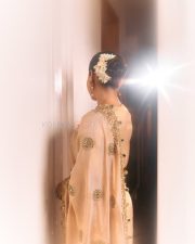Kuberaa Actress Rashmika Mandanna in a Beige Kurta Churidar Set Photos 02