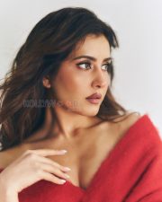Magnetic Actress Raashii Khanna in a Red Fuzzy Wrap and Plaid Mini Skirt Photos 02 Magnetic Actress Raashii Khanna in a Red Fuzzy Wrap and Plaid Mini Skirt Photos 02