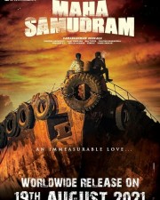 Maha Samudram Release Poster