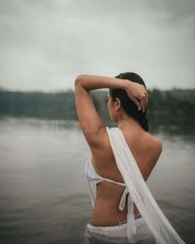 Malavika Mohanan Seductive Wet Saree Photos 03 Malavika Mohanan Seductive Wet Saree Photos 03