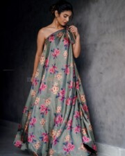 Mallu Babe Priya Prakash Varrier in an One Shoulder Designer Dress Pictures 02