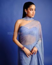 Mesmerizing Actress Janhvi Kapoor in a Powder Blue Sheer Tulle Gown Photos 02 Mesmerizing Actress Janhvi Kapoor in a Powder Blue Sheer Tulle Gown Photos 02