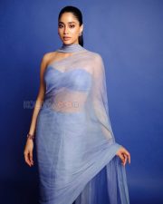 Mesmerizing Actress Janhvi Kapoor in a Powder Blue Sheer Tulle Gown Photos 03 Mesmerizing Actress Janhvi Kapoor in a Powder Blue Sheer Tulle Gown Photos 03