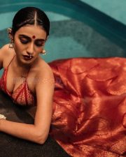 Mesmerizing Priya Prakash Varrier in a Designer Red Dress Pictures 04