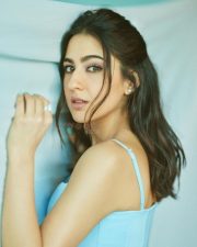 Metro In Dino Actress Sara Ali Khan in a Sky Blue Mini Dress Photos 01 Metro In Dino Actress Sara Ali Khan in a Sky Blue Mini Dress Photos 01