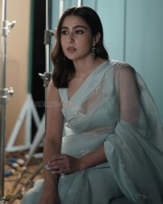 Metro In Dino Actress Sara Ali Khan in a Sky Blue Mini Dress Photos 02