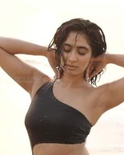 Miss Kerala Deepti Sati in a Black Swimsuit Photos 02