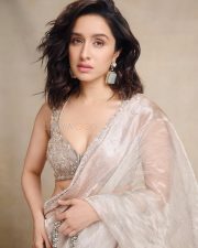 Natural Actress Shraddha Kapoor in a white knit dress Photos 06 Natural Actress Shraddha Kapoor in a white knit dress Photos 06