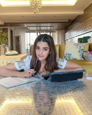 Nidhhi Agerwal In Acting Lessons During Lockdown Photos