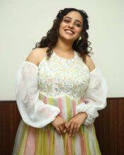 Nithya Menen at Skylab Pre Release Event Photos 02