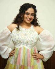 Nithya Menen at Skylab Pre Release Event Photos 18