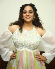 Nithya Menen at Skylab Pre Release Event Photos 19