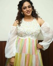 Nithya Menen at Skylab Pre Release Event Photos 21