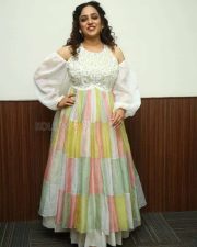 Nithya Menen at Skylab Pre Release Event Photos 23