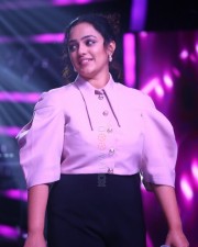 Nithya Menon at Telugu Indian Idol Curtain Raiser Photos 04