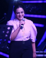 Nithya Menon at Telugu Indian Idol Curtain Raiser Photos 05